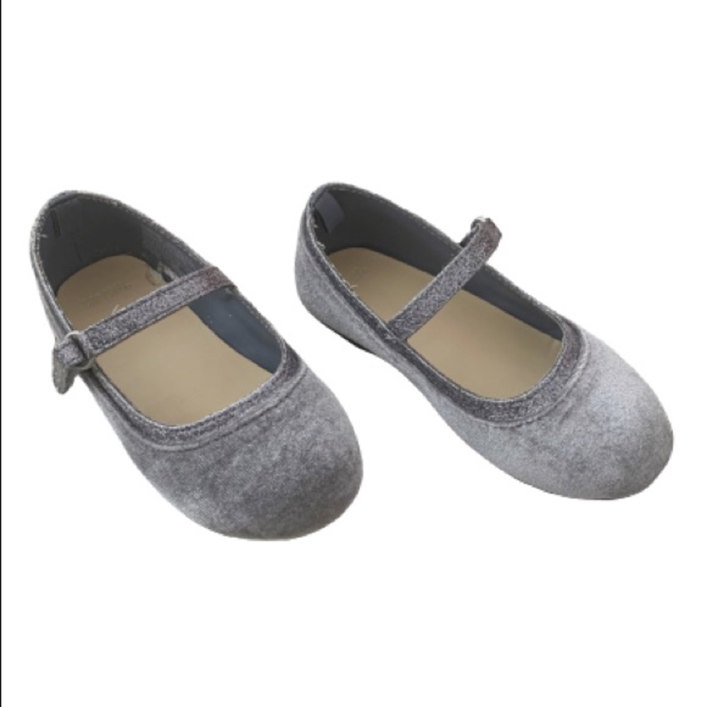 Gymboree grey Mary Jane shoes size 8